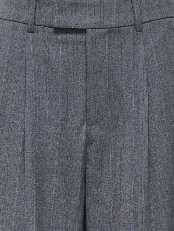 ONLY ONLY Bavlnené nohavice Jackie 15364312 Sivá Wide Leg