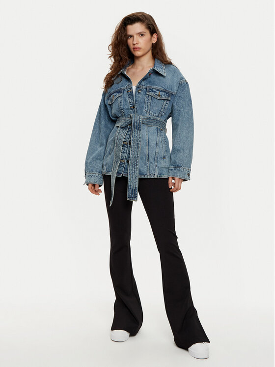 HUGO HUGO Geacă de blugi Icon 50530298 Albastru Relaxed Fit
