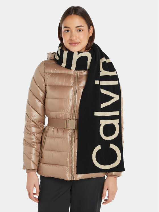 Calvin Klein Jeans Calvin Klein Jeans Sciarpa Logo Scarf K60K611263 Nero