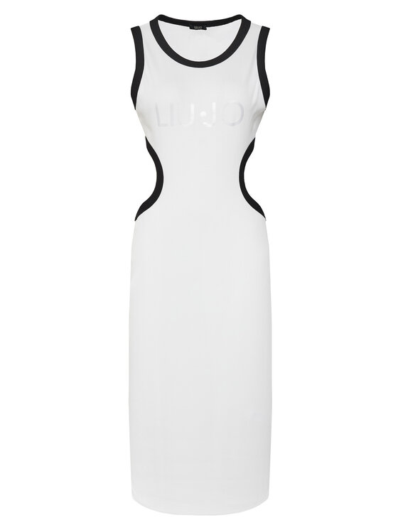 Liu Jo Liu Jo Rochie de vară VA5043 J4822 Alb Regular Fit
