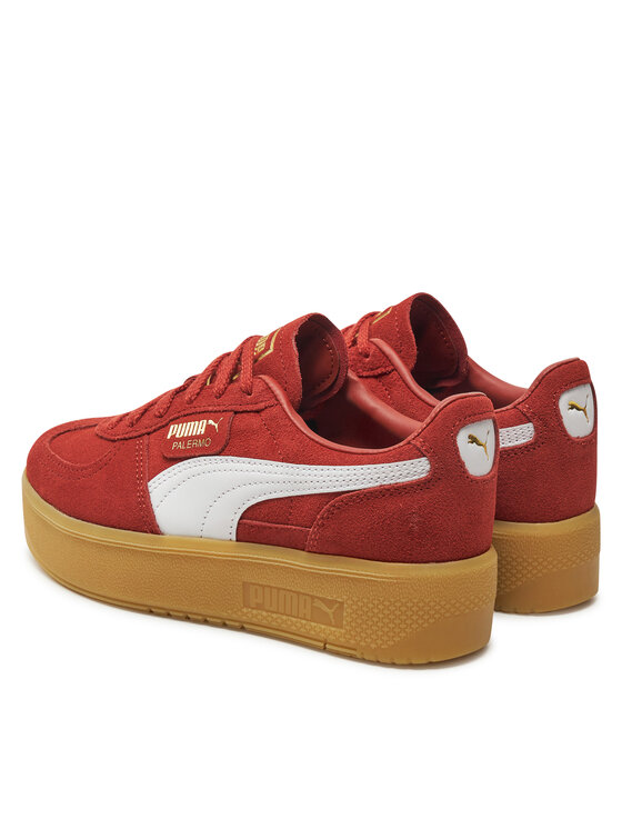 Puma suede platform uomo rosso top