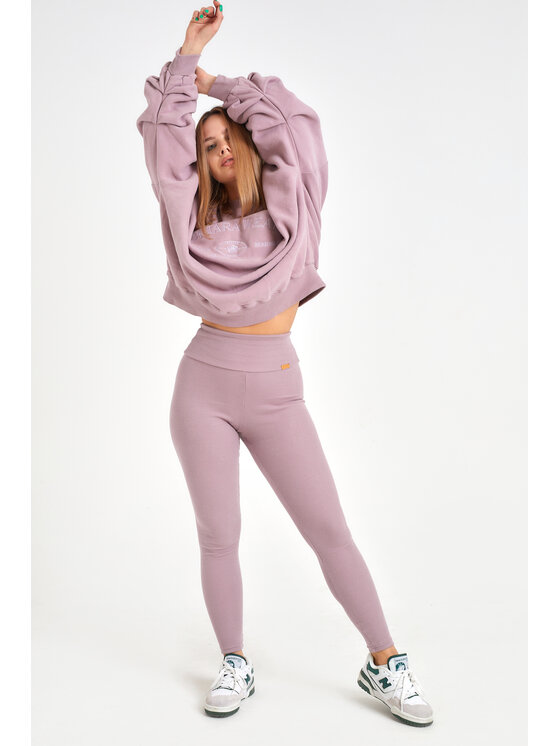 Chiara Wear Chiara Wear Legginsy PUSH UP Fioletowy Slim Fit