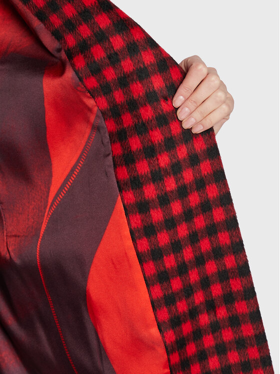 N°21 N°21 Płaszcz przejściowy 22I N2M0 N021 3001 Czerwony Regular Fit