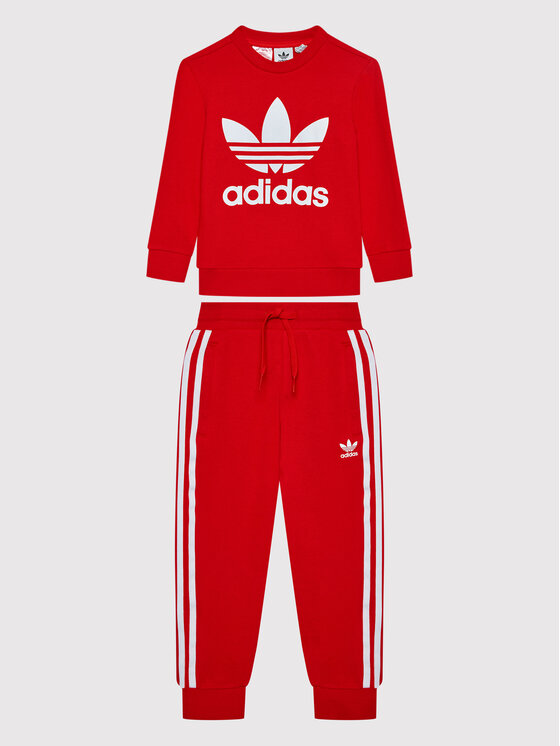 Tuta adicolor Crew HC1994 Rosso Regular Fit