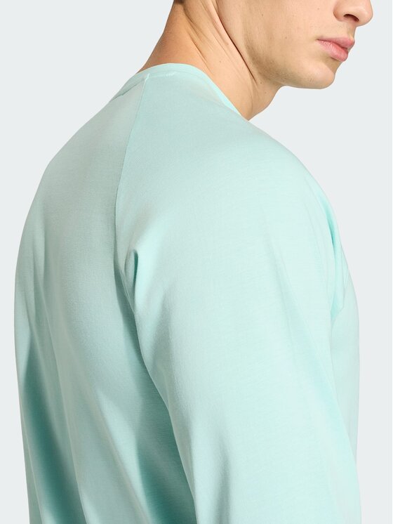 adidas adidas Koszulka techniczna Messi Turkusowy Slim Fit