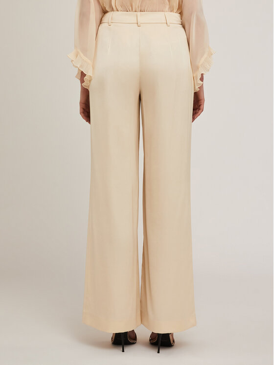 Motivi Motivi Pantaloni di tessuto P232Q003816N002 Écru Over Fit