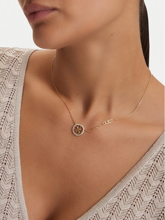 Guess Guess Náhrdelník JUBN02141JW-YG Zlatá
