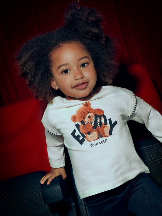Mayoral Mayoral Bluse 4012 Écru Regular Fit