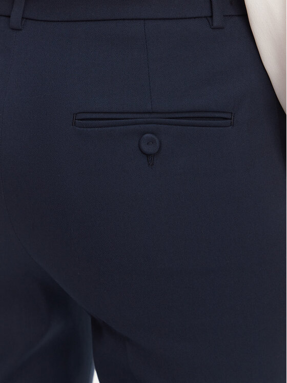 Weekend Max Mara Weekend Max Mara Pantaloni chino Vite 2515131021 Blu scuro Slim Fit