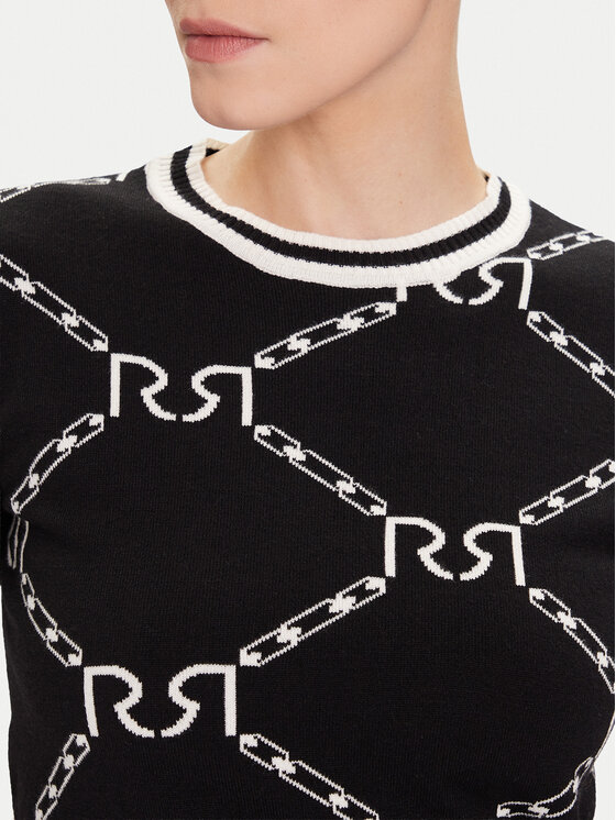 Rinascimento Rinascimento Sveter CFM0011924003 Čierna Regular Fit