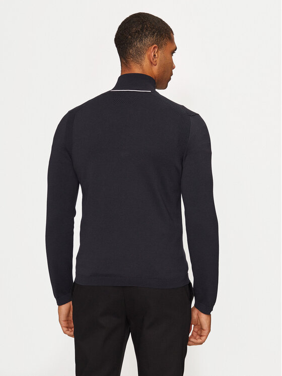 BOSS Boss Pulover Ever-X_QZ 50498518 Mornarsko modra Regular Fit