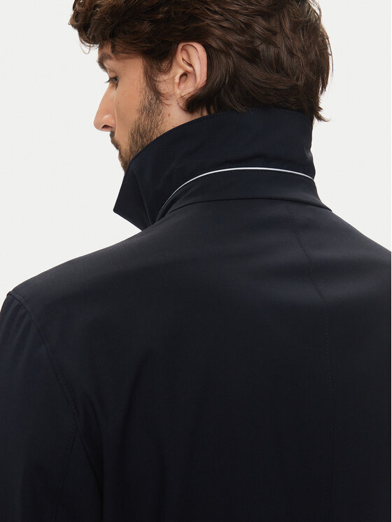 BOSS Boss Zimní kabát P-Jared 50521591 Tmavomodrá Regular Fit