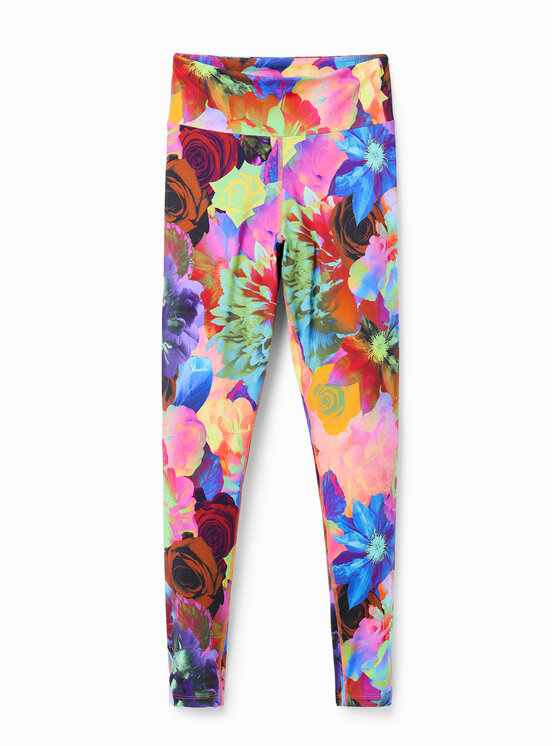 Desigual Desigual Leggings Tulipa 23SWKK07 Šarena Slim Fit