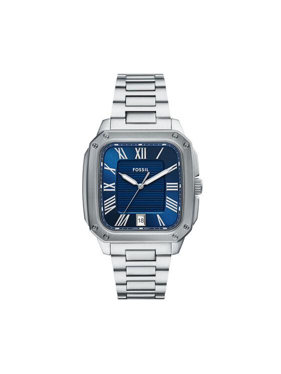 Fossil Fossil Zegarek FS6121 Srebrny