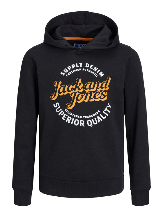 Jack&Jones Junior Majica Dugih Rukava 12237112 Crna Regular Fit