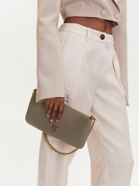 PINKO PINKO Handtasche Horizontal Flat PE 25 PCPL 102747 A0F1 Grau