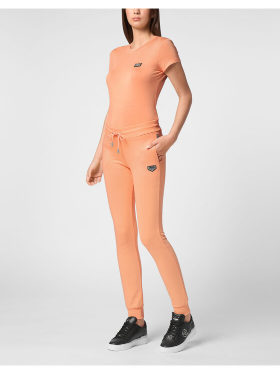 PHILIPP PLEIN PHILIPP PLEIN Joggery 9545 Pomarańczowy Regular Fit