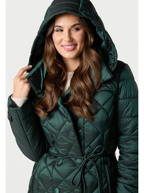 QUIOSQUE QUIOSQUE Zimní bunda QUIOSQUE 9VF001905 Zelená Regular Fit