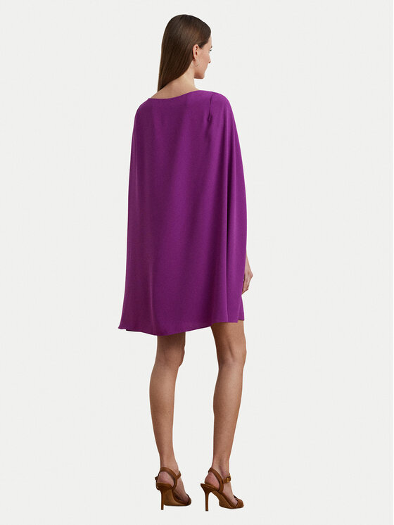 LAUREN RALPH LAUREN LAUREN RALPH LAUREN Koktejlové šaty 2,53855E+11 Fialová Slim Fit