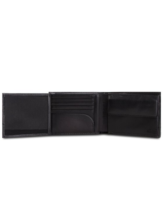 Calvin Klein Jeans Calvin Klein Jeans Velká pánská peněženka Coated Canvas Bilfold Coin Pass K40K400831 Černá