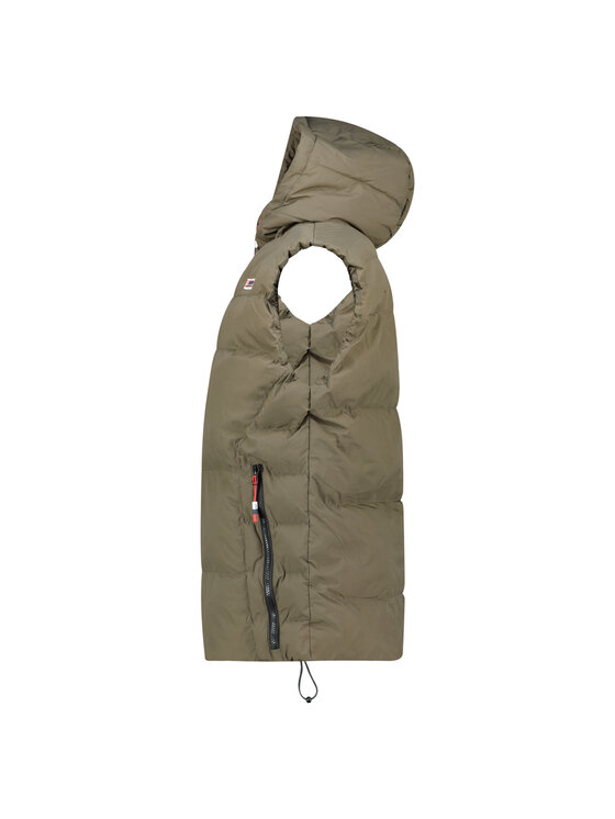 Geographical Norway Geographical Norway Kamizelka WZ6239H/GN-KAKI Zielony Reglan Fit