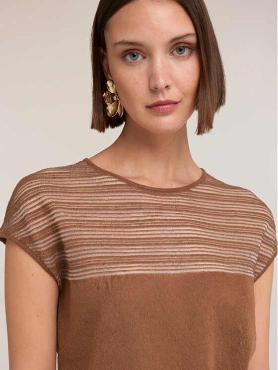 Motivi Motivi Maglione M303W004018N022 Marrone Boxy Fit