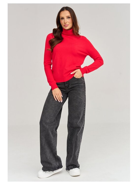Makadamia Makadamia Golf C106 Czerwony Loose Fit