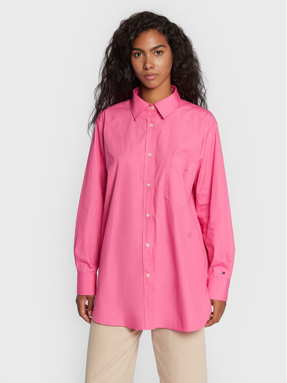 Tommy Hilfiger Tommy Hilfiger Särk Org Co WW0WW34477 Roosa Oversize