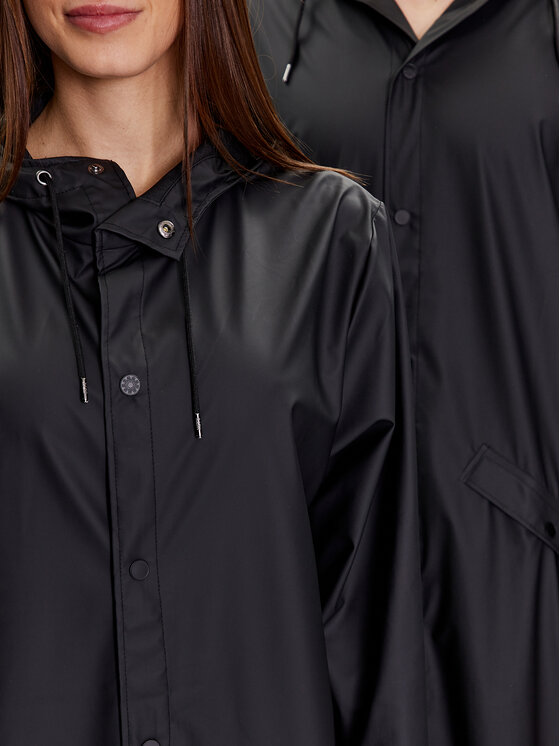 Rains Rains Geacă de ploaie 18360 Negru Regular Fit