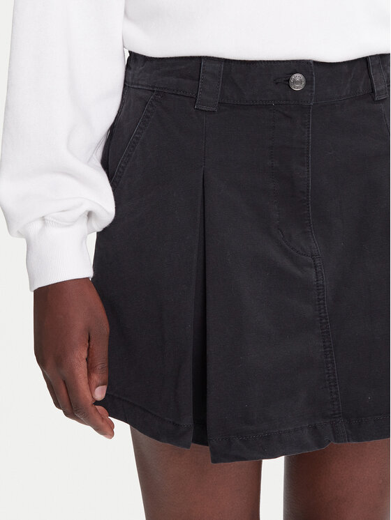 Tommy Jeans Tommy Jeans Spódnica jeansowa DW0DW21137 Czarny Regular Fit