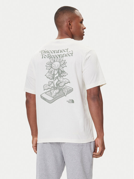 The North Face The North Face Tricou Connect NF0A8E3Y Bej Relaxed Fit