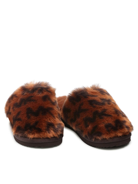 MICHAEL Michael Kors MICHAEL Michael Kors Παντόφλες Σπιτιού Janis Slipper 40F1JAFA2Y Καφέ