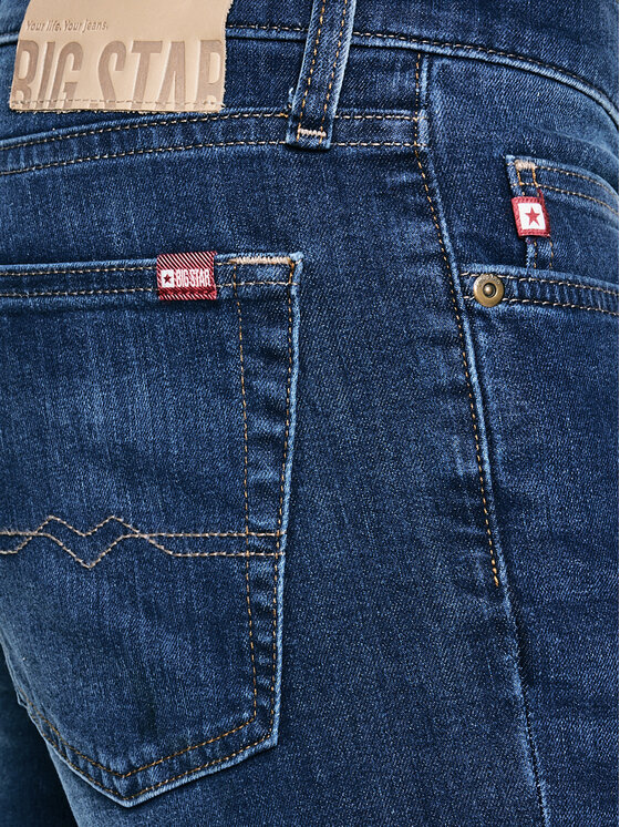 BIG STAR BIG STAR Jeansy TERRY CARROT Niebieski Tapered Fit