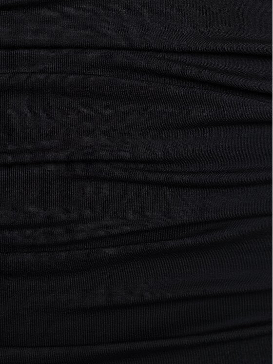 La Mania La Mania Sukienka koktajlowa JESSE Czarny Basic Fit