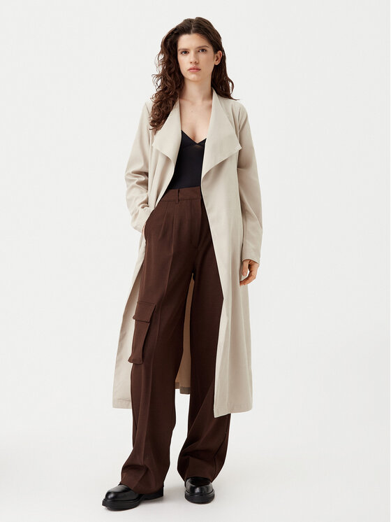 Vila Vila Trench Lanni 14100219 Bež Regular Fit