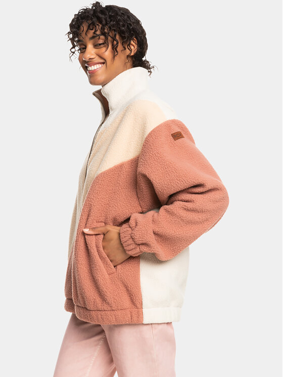 Roxy Roxy Polar Star Gazing Plfl ERJPF03149 Beżowy Regular Fit