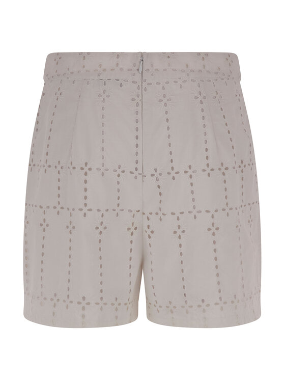 Guess Guess Kratke hlače iz tkanine Lyon W3GD96 WFCO0 Bela Regular Fit