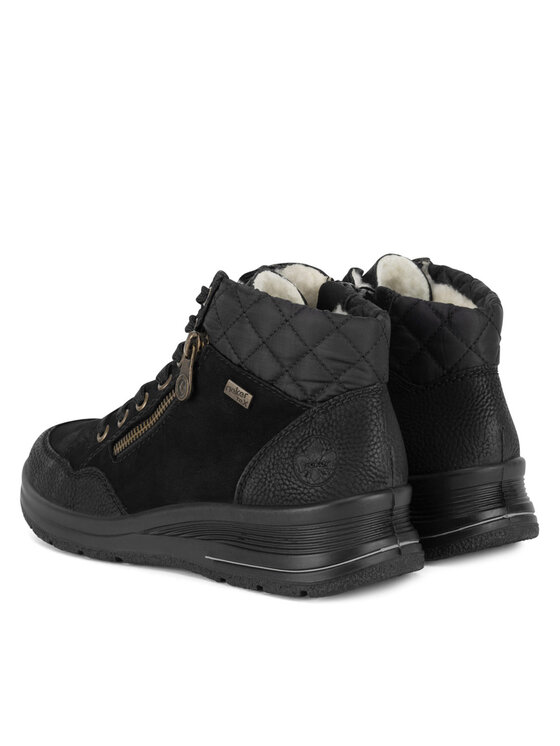 Rieker Rieker Schnürschuhe L7701-00 Schwarz