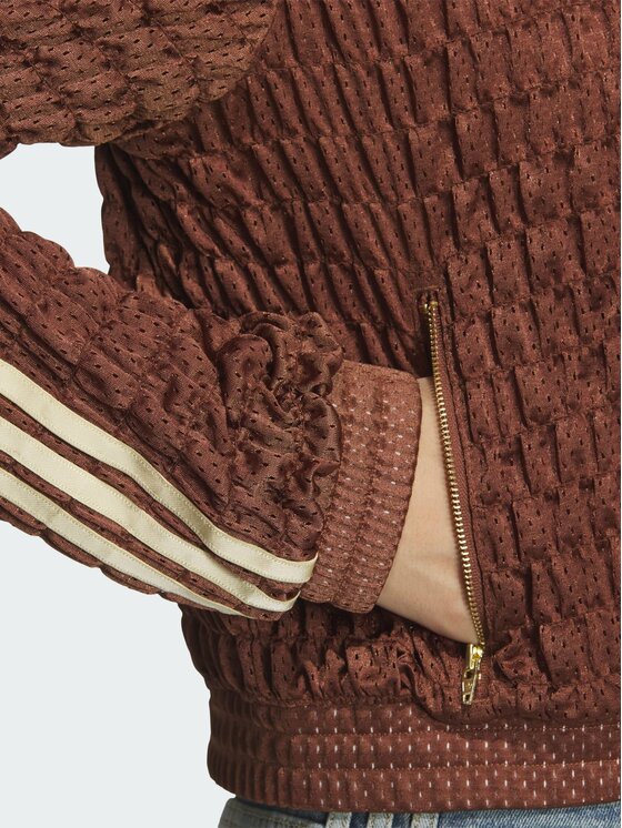 adidas adidas Bluza SMOKED Brązowy Regular Fit