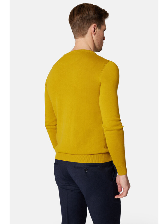 Lancerto Lancerto Sweter Morey SW073223000026 Żółty Regular Fit