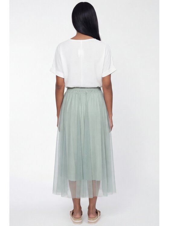 FIGL FIGL Maxi sukně M1307 Zelená A-Line Fit