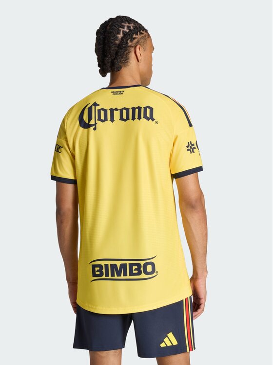 adidas adidas Koszulka techniczna 171196 Żółty Slim Fit
