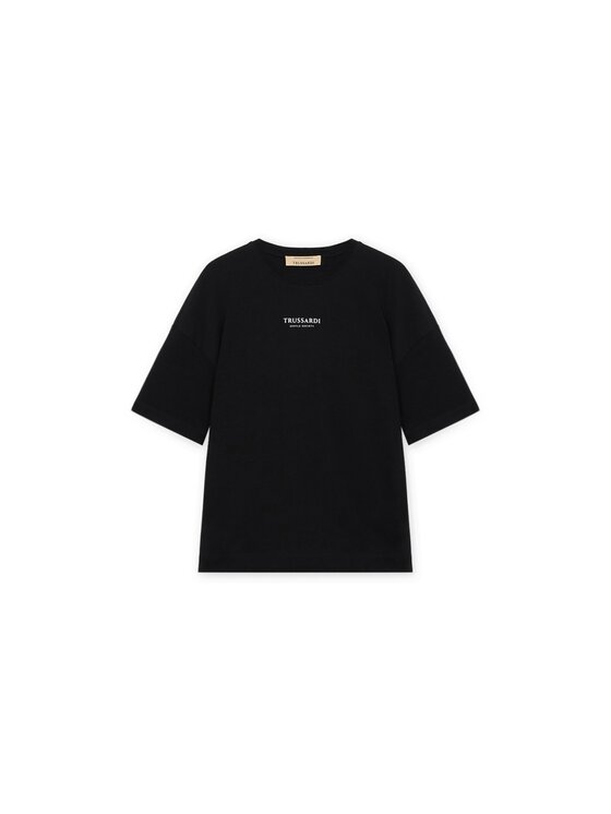 Trussardi Trussardi T-Shirt G0396000268N033 Czarny Regular Fit