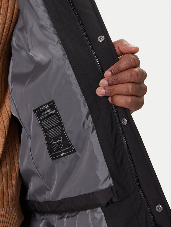 Geox Geox Geacă de iarnă Andalo M5620F T3136 F9000 Negru Regular Fit
