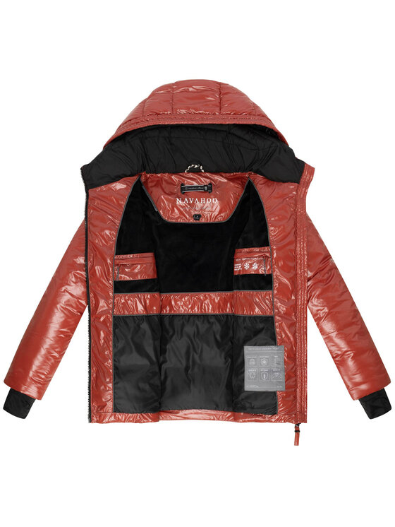Navahoo Navahoo Kurtka zimowa Eisglanz Czerwony Regular Fit