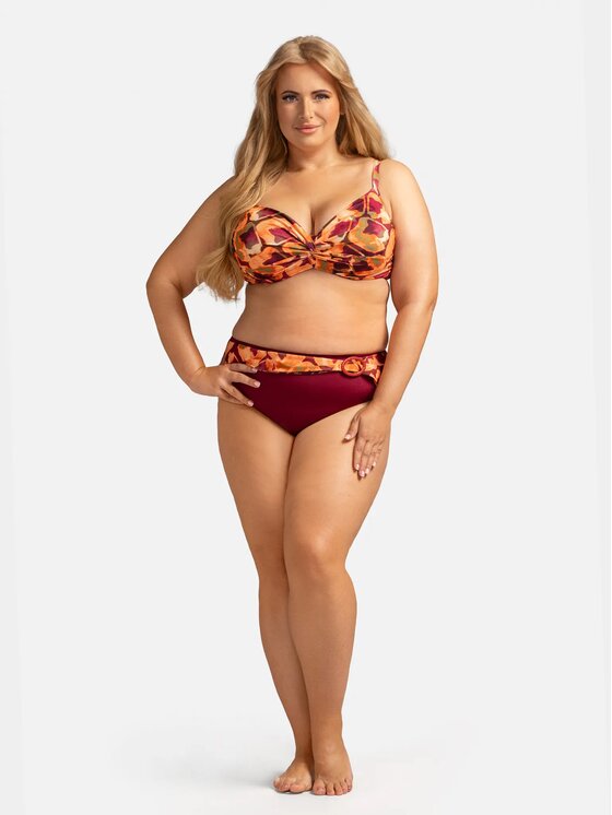 Feba Feba Bikini pezzo sopra FG90 Bordeaux