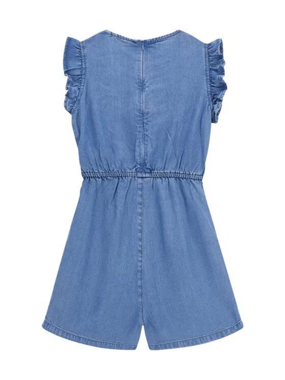 Guess Kids Guess Kids Tuta Tuta Lyocell denim ss rom Blu