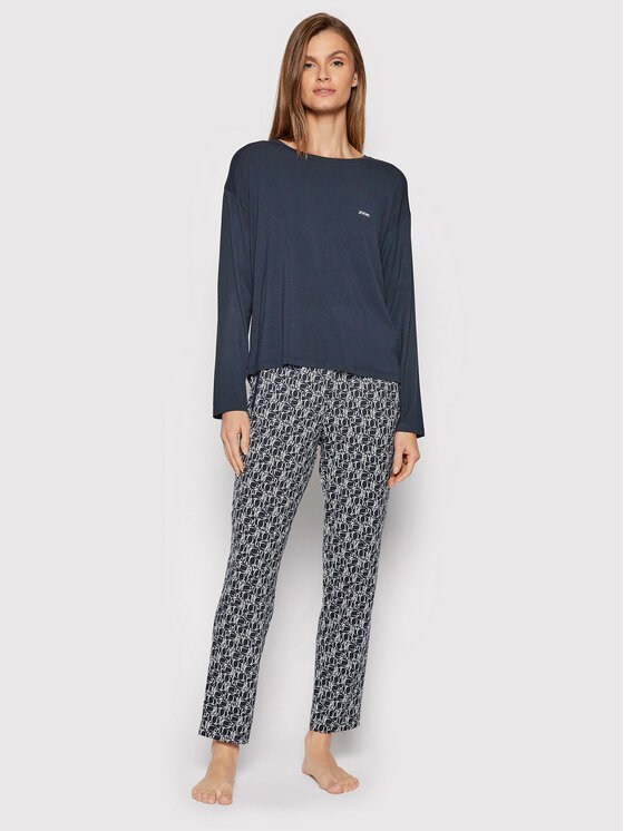 JOOP! JOOP! Pyžamové nohavice 644035 Tmavomodrá Regular Fit