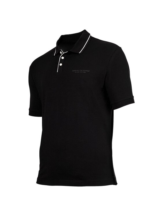 Armani Exchange Armani Exchange Polo 30622 Melns Comfort Fit