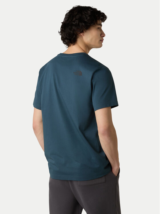 The North Face The North Face T-Shirt Fine NF0A8A6M Zielony Regular Fit